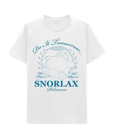 Pokemon Snorlax Do It Tomorrow Unisex Graphic T-Shirt Exclusivité Games Zone